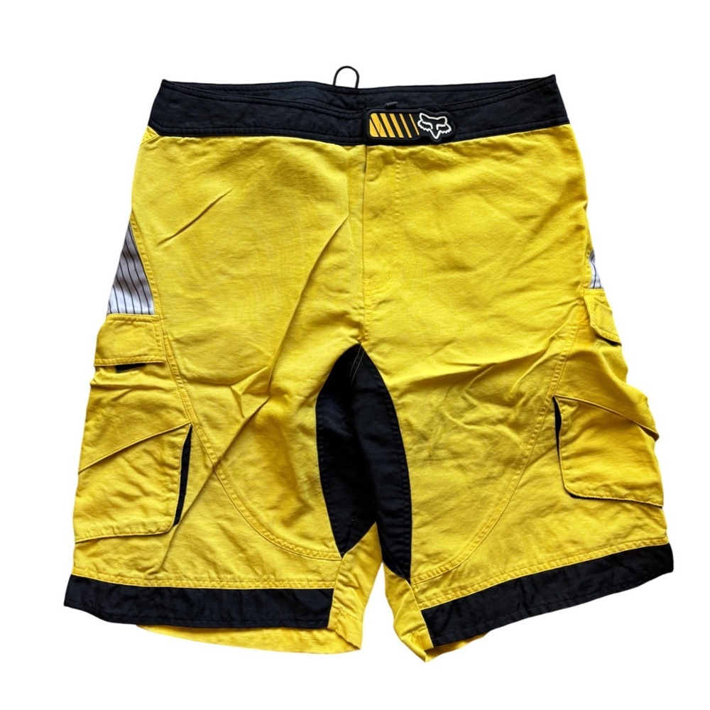 Vintage Y2K Fox Racing Riding Board Shorts Size 36